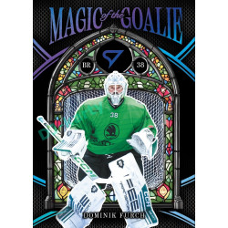 2025/26 Sportzoo ELH 1. serie #MG-09 Dominik Furch Magic of the Goalie Sky Blue xx/50
