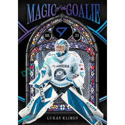 2025/26 Sportzoo ELH 1. serie #MG-15 Lukáš Klimeš Magic of the Goalie Sky Blue xx/50