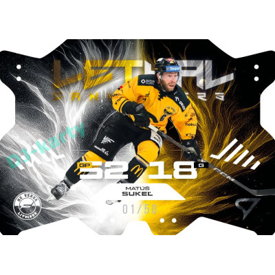 2025/26 Sportzoo ELH 1. serie #LC-18 Matúš Sukeľ Lethal Cannoneers Misty Silver xx/50