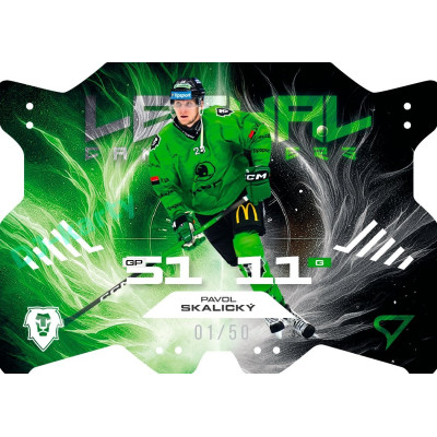 2025/26 Sportzoo ELH 1. serie #LC-14 Pavol Skalický Lethal Cannoneers Misty Silver xx/50