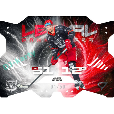 2025/26 Sportzoo ELH 1. serie #LC-07 Aleš Jergl Lethal Cannoneers Misty Silver xx/50