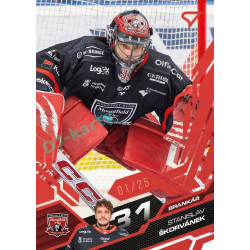 2025/26 Sportzoo ELH 1. serie #056 Stanislav Škorvánek Ruby Red xx/25