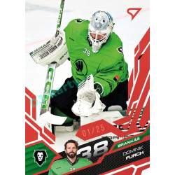 2025/26 Sportzoo ELH 1. serie #109 Dominik Furch Ruby Red xx/25