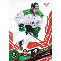 2025/26 Sportzoo ELH 1. serie #121 Tomáš Mazura Ruby Red xx/25