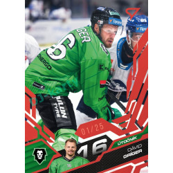 2025/26 Sportzoo ELH 1. serie #118 Dávid Gríger Ruby Red xx/25