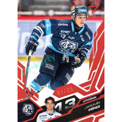 2025/26 Sportzoo ELH 1. serie #192 Jaromír Pérez Ruby Red xx/25