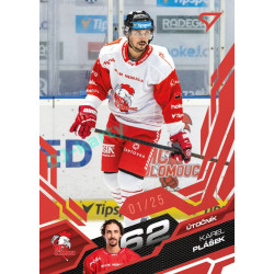 2025/26 Sportzoo ELH 1. serie #252 Karel Plášek Ruby Red xx/25