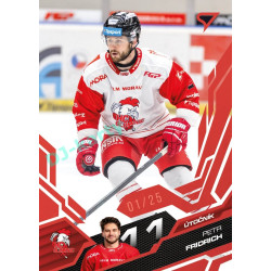 2025/26 Sportzoo ELH 1. serie #245 Petr Fridrich Ruby Red xx/25