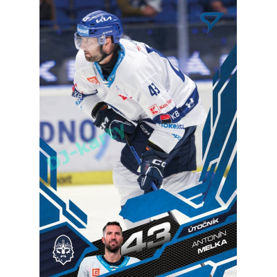 2025/26 Sportzoo ELH 1. serie #232 (229) Jakub Melka Azure Blue