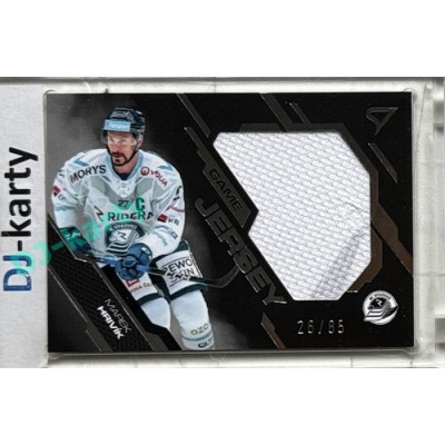 2025/26 Sportzoo ELH 1. serie #GJ-MH Marek Hrivík Game Jersey Silver 26/85