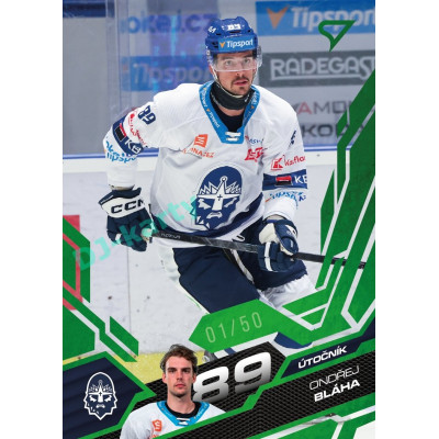 2025/26 Sportzoo ELH 1. serie #226 Ondřej Bláha Emerald Green xx/50