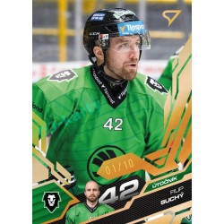 2025/26 Sportzoo ELH 1. serie #125 Filip Suchý Amber Gold xx/10