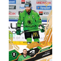 2025/26 Sportzoo ELH 1. serie #111 Adam Jánošík Amber Gold xx/10