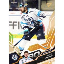 2025/26 Sportzoo ELH 1. serie #186 Denis Zeman Amber Gold xx/10
