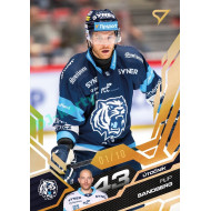 2025/26 Sportzoo ELH 1. serie #196 Filip Sandberg Amber Gold xx/10