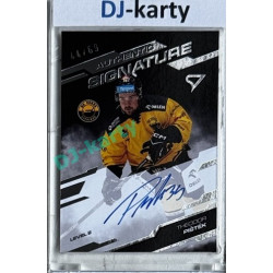 2025/26 Sportzoo ELH 1. serie #SL2-TP Theodor Pištěk Authentic Signature Level 2 44/69