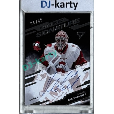 2025/26 Sportzoo ELH 1. serie #SL2-MM Matěj Machovský Authentic Signature Level 2 04/69