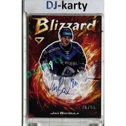 2025/26 Sportzoo ELH 1. serie #BLS-JB Jan Bambula Blizzard Red Auto 36/55