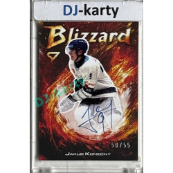 2025/26 Sportzoo ELH 1. serie #BLS-KN Jakub Konečný Blizzard Red Auto 50/55