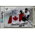 2025/26 Sportzoo ELH 1. serie #AWS-DS Devin Shore Around the World Gold Auto Flag 12/35