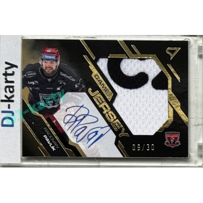 2025/26 Sportzoo ELH 1. serie #GJS-RP Radovan Pavlík Game Jersey Gold Auto 09/30