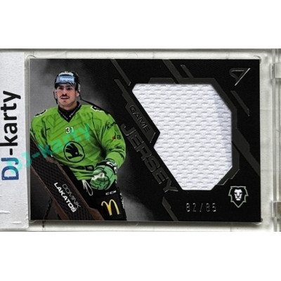2025/26 Sportzoo ELH 1. serie #GJ-DL Dominik Lakatoš Game Jersey Silver 82/85