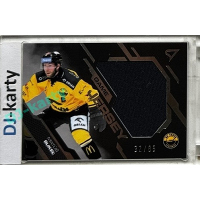 2025/26 Sportzoo ELH 1. serie #GJ-MA Matúš Sukel Game Jersey Silver 32/85