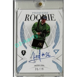 2025/26 Sportzoo ELH 1. serie #RPS-PK Patrik Král Rookie Premiere Blue Auto 35/39