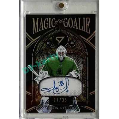 2025/26 Sportzoo ELH 1. serie #MGS-FU Dominik Furch Magic of the Goalie Gold Auto 01/35