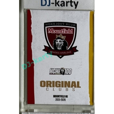 2025 MK 100 let na soutoku Hradec Králové #010 Mountfield HK Original clubs