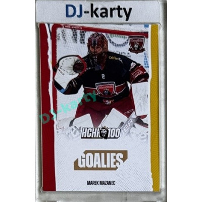 2025 MK 100 let na soutoku Hradec Králové #100 Marek Mazanec Goalies