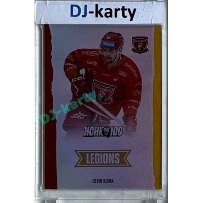 2025 MK 100 let na soutoku Hradec Králové #073 Kevin Klíma Legions Rainbow parallel 1of80
