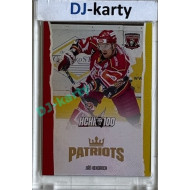 2025 MK 100 let na soutoku Hradec Králové #056 Jiří Hendrich Patriots Rainbow parallel 1of80