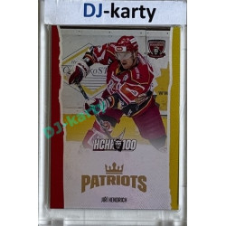 2025 MK 100 let na soutoku Hradec Králové #056 Jiří Hendrich Patriots Rainbow parallel 1of80