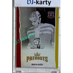 2025 MK 100 let na soutoku Hradec Králové #053 Miroslav Valášek Patriots Rainbow parallel 1of80