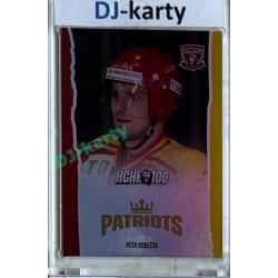 2025 MK 100 let na soutoku Hradec Králové #061 Petr Koreček Patriots Rainbow parallel 1of80