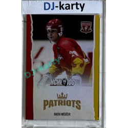 2025 MK 100 let na soutoku Hradec Králové #059 Radek Měsíček Patriots Rainbow parallel 1of80