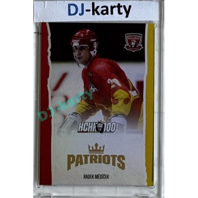 2025 MK 100 let na soutoku Hradec Králové #059 Radek Měsíček Patriots Rainbow parallel 1of80