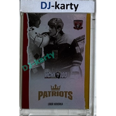 2025 MK 100 let na soutoku Hradec Králové #058 Libor Hovorka Patriots Rainbow parallel 1of80