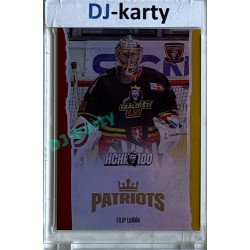 2025 MK 100 let na soutoku Hradec Králové #064 Filip Luňák Patriots Rainbow parallel 1of80