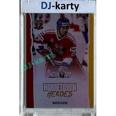 2025 MK 100 let na soutoku Hradec Králové #046 Martin Hosták Hometown Heroes Rainbow parallel 1of80