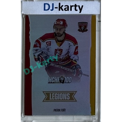 2025 MK 100 let na soutoku Hradec Králové #076 Patrik Fořt Legions Rainbow parallel 1of80