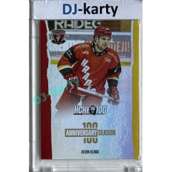 2025 MK 100 let na soutoku Hradec Králové #021 Kevin Klíma Anniversary season Rainbow parallel 1of80