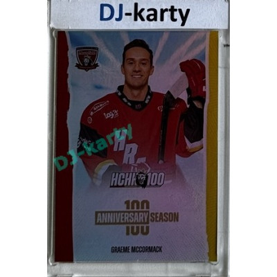 2025 MK 100 let na soutoku Hradec Králové #013 Graeme McCormack  Anniversary season Rainbow parallel 1of80
