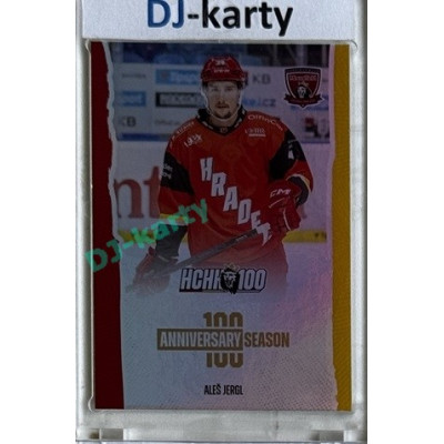 2025 MK 100 let na soutoku Hradec Králové #025 Aleš Jergl Anniversary season Rainbow parallel 1of80