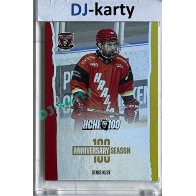 2025 MK 100 let na soutoku Hradec Králové #030 Denis Kusý Anniversary season Rainbow parallel 1of80