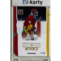 2025 MK 100 let na soutoku Hradec Králové #047 Tomáš Martinec Hometown Heroes Die-cut parallel 1of25