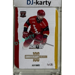 2025 MK 100 let na soutoku Hradec Králové #034 Alex Tamáši Anniversary season Die-cut parallel 1of25