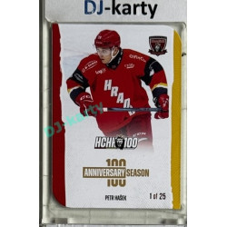 2025 MK 100 let na soutoku Hradec Králové #029 Petr Hašek Anniversary season Die-cut parallel 1of25