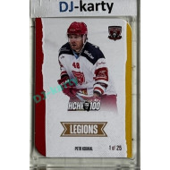 2025 MK 100 let na soutoku Hradec Králové #071 Petr Koukal Legions Die-cut parallel 1of25